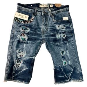 Sz Various denim ripped evolution Jean shorts